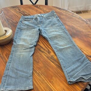 LOFT Light Blue Flare Jeans